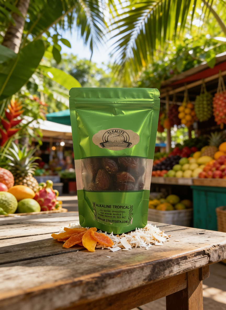 Tropical Stuffed Dates