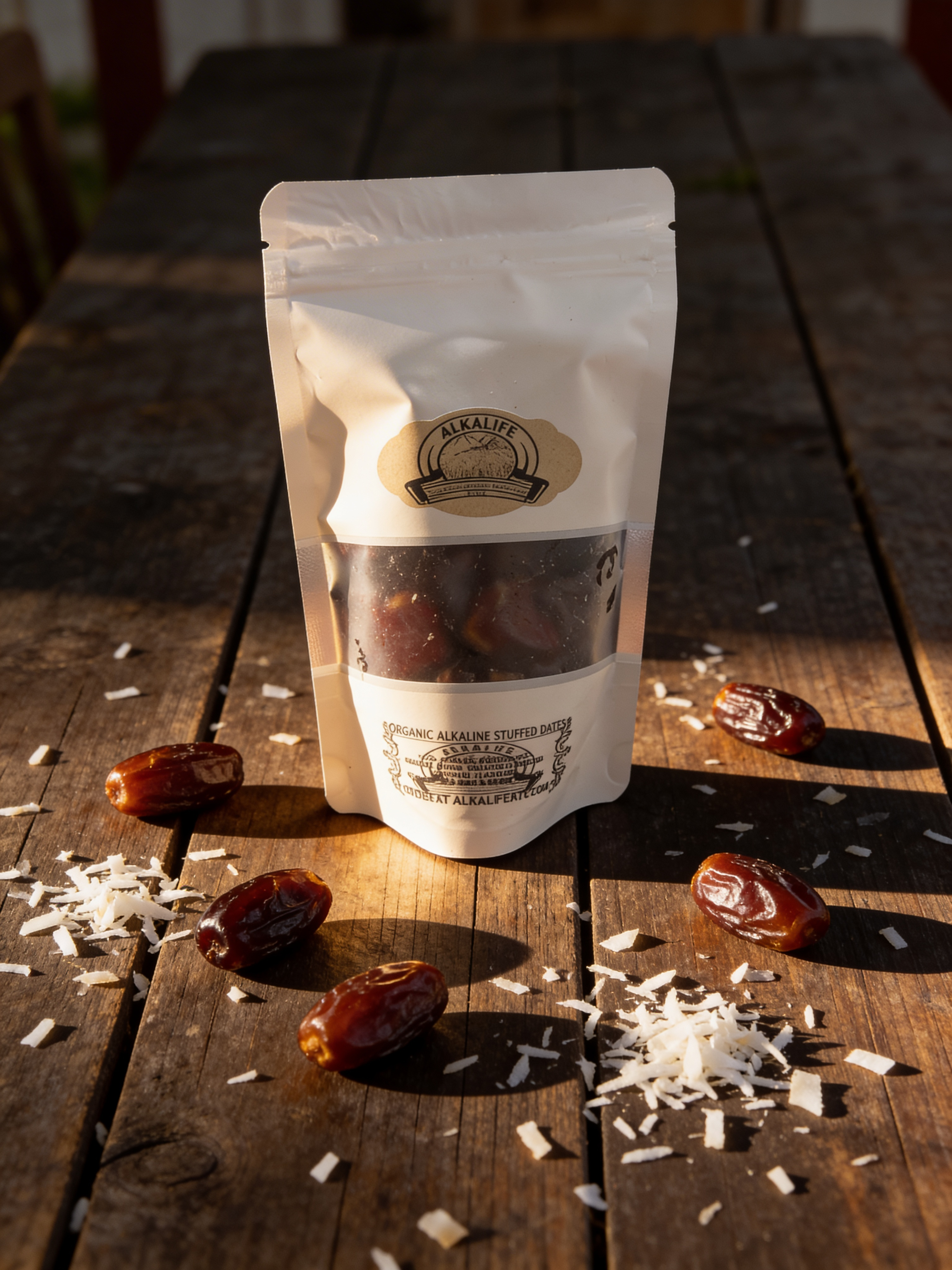 Coconut Stuffed Dates